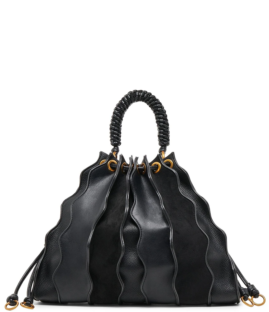 Dolce Vita Antonia Wavy Drawstring Shoulder Bag