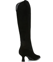 Dolce Vita Ariana Suede Kitten Heel Tall Boots