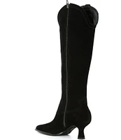 Dolce Vita Ariana Suede Kitten Heel Tall Boots