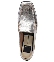 Dolce Vita Beny Distressed Leather Slip On Flats