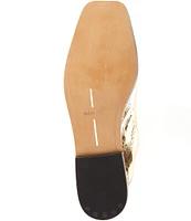 Dolce Vita Beny Distressed Leather Slip On Flats