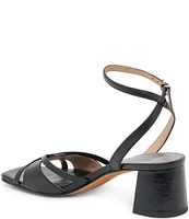 Dolce Vita Blakly Crinkle Patent Leather Ankle Strap Dress Sandals