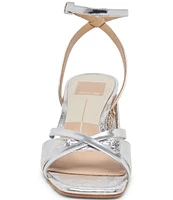 Dolce Vita Blakly Metallic Leather Ankle Strap Dress Sandals