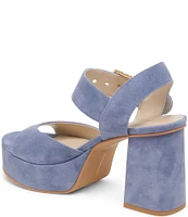 Dolce Vita Bobby Suede Ankle Strap Platform Sandals