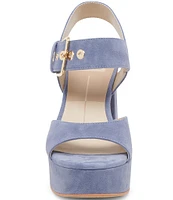 Dolce Vita Bobby Suede Ankle Strap Platform Sandals