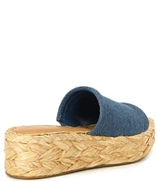 Dolce Vita Chavi Denim Platform Espadrille Sandals