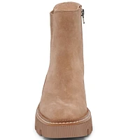 Dolce Vita Emmet H2O Water-Resistant Suede Lug Sole Booties