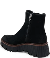 Dolce Vita Emmet H2O Water-Resistant Suede Lug Sole Booties