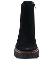 Dolce Vita Emmet H2O Water-Resistant Suede Lug Sole Booties