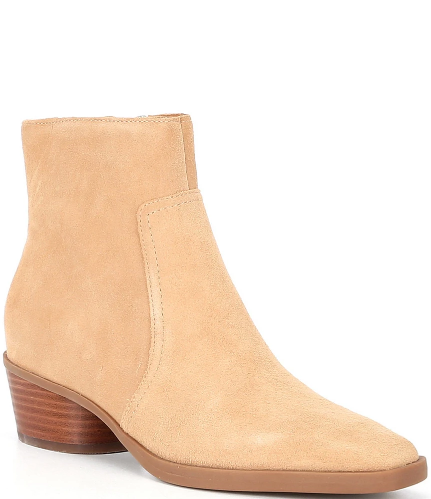 Dolce Vita Fahari H2O Suede Pointed Toe Booties