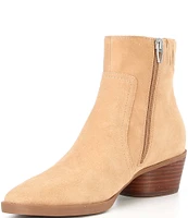 Dolce Vita Fahari H2O Suede Pointed Toe Booties