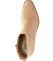 Dolce Vita Fahari H2O Suede Pointed Toe Booties