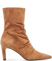 Dolce Vita Fernly Suede Rouched Booties