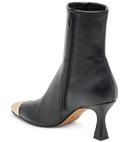 Dolce Vita Glamor Toe Cap Leather Booties