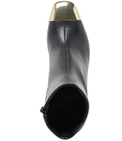 Dolce Vita Glamor Toe Cap Leather Booties