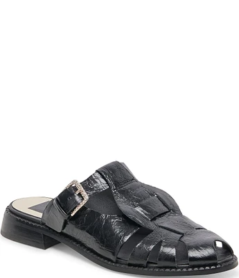 Dolce Vita Hippie Patent Leather Fisherman Sandals