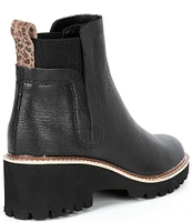 Dolce Vita Huey H2O Water-Resistant Leather Lug Sole Booties