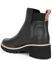 Dolce Vita Huey H2O Water-Resistant Leather Lug Sole Booties