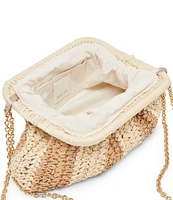 Dolce Vita Hydra Raffia Framed Clutch
