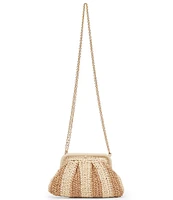 Dolce Vita Hydra Raffia Framed Clutch