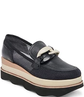 Dolce Vita Jaksen Mesh Chain Detail Platform Loafers