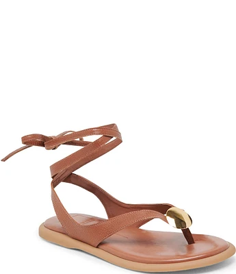 Dolce Vita Judy Leather Ankle Wrap Sandals