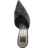 Dolce Vita Kairi Leather Bow Mules