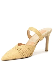 Dolce Vita Kaline Raffia Dress Mules