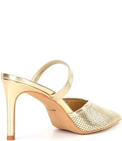 Dolce Vita Kanika Mesh Metallic Dress Mules