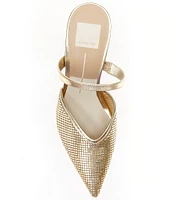 Dolce Vita Kanika Mesh Metallic Dress Mules