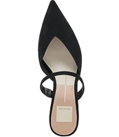 Dolce Vita Kanika Suede Pointed Toe Dress Mules