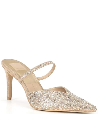 Dolce Vita Kanika Rhinestone Dress Mules