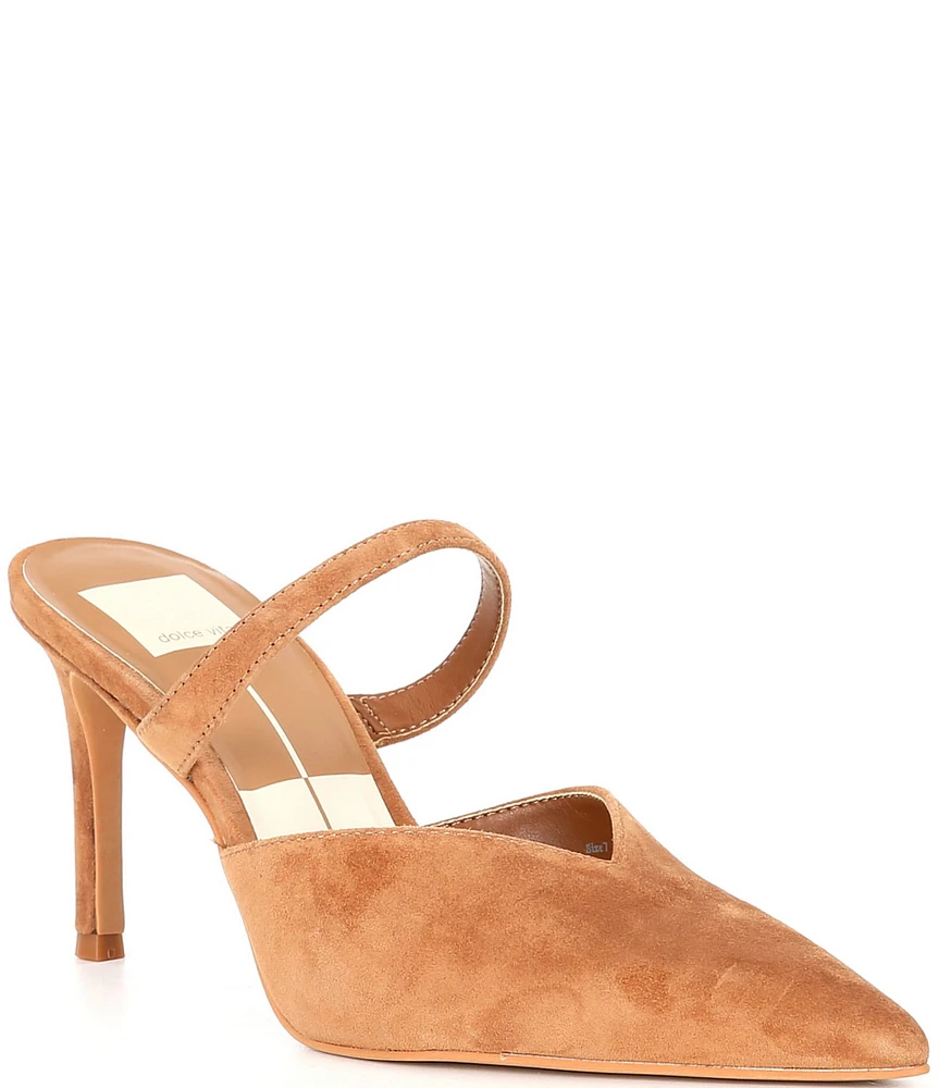 Dolce Vita Kanika Suede Dress Mules