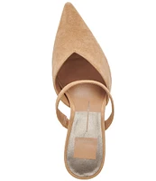 Dolce Vita Kanika Suede Dress Mules