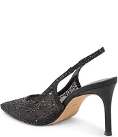 Dolce Vita Kaye Crystal Mesh Slingback Dress Pumps