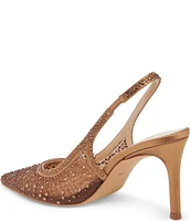 Dolce Vita Kaye Crystal Mesh Slingback Dress Pumps