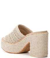 Dolce Vita Ladin Woven Platform Sandals