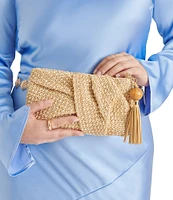 Dolce Vita Lorena Raffia Clutch