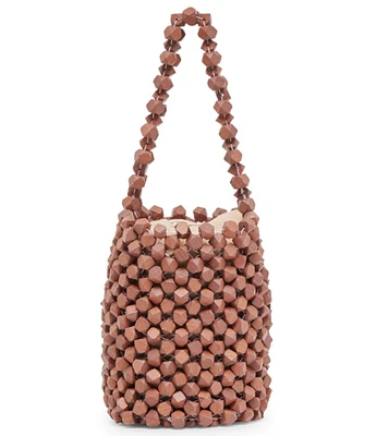 Dolce Vita Malou Wood Beads Bucket Bag