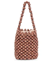 Dolce Vita Malou Wood Beads Bucket Bag