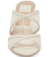 Dolce Vita Mandel Pearl Mesh Dress Sandals