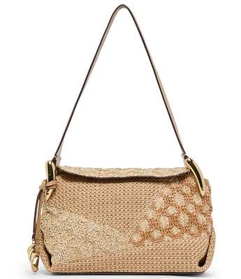 Dolce Vita Matilda Multi Raffia Shoulder Bag