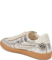 Dolce Vita Notice Metallic Leather Gum Sole Retro Sneakers