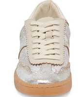 Dolce Vita Notice Metallic Leather Gum Sole Retro Sneakers