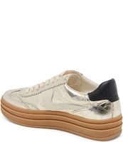 Dolce Vita NoticeX Metallic Leather Retro Platform Sneakers