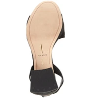 Dolce Vita Pacie Suede Bow Platform Block Heel Ankle Strap Dress Sandals