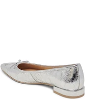 Dolce Vita Palani Mirror Metallic Leather Pointed Toe Ballet Flats