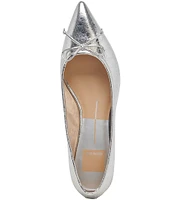 Dolce Vita Palani Mirror Metallic Leather Pointed Toe Ballet Flats