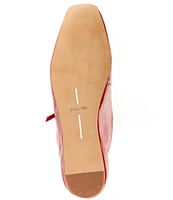 Dolce Vita Reyes Crinkle Patent Leather Mary Jane Ballet Flats