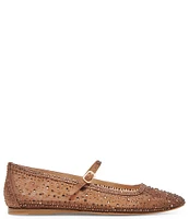 Dolce Vita Reyes Crystal Mesh Rhinestone Mary Jane Ballet Flats